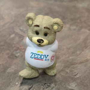 FIGURINE publicitaire ZEDDY TEDDY BEAR ZELLERS Canada vintage années 80